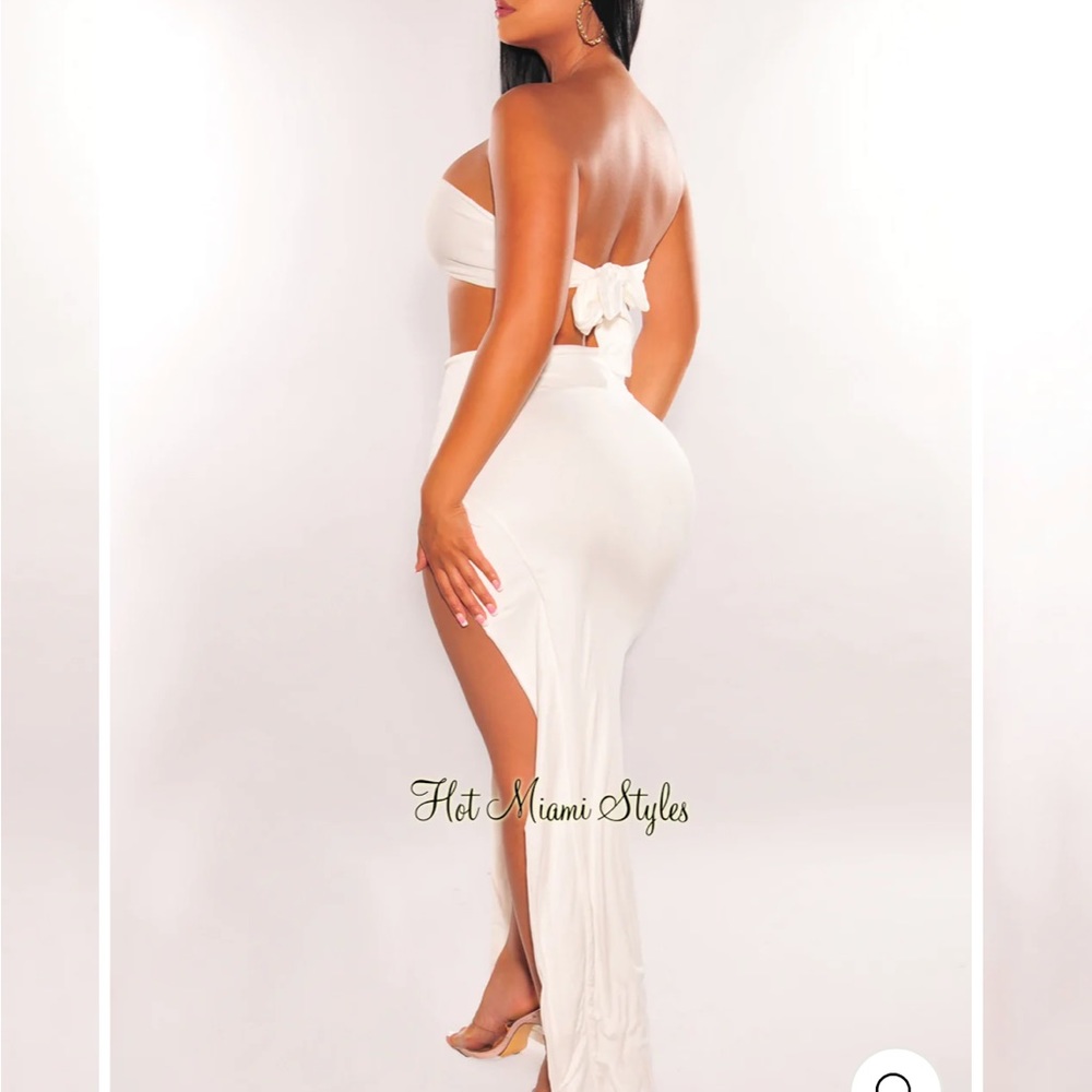 **Like new** hot Miami styles 2 piece maxi dress